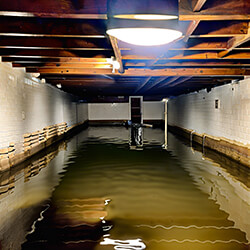 Basement is flooded in Amsterdam